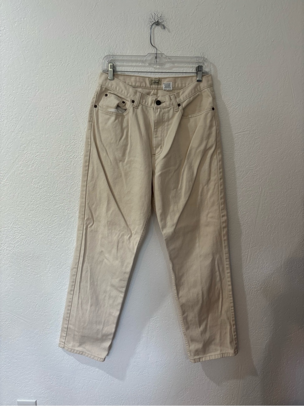 L.L. Bean High Rise Straight Jeans